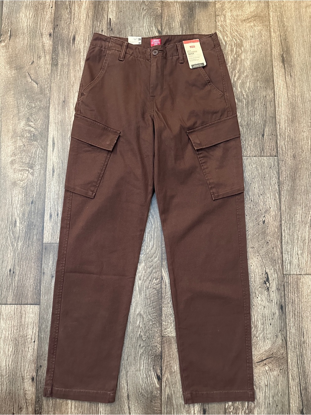 Levis XX Cargo Tapered Stretch Cargo Pants Men’s Size 29x32 Brown